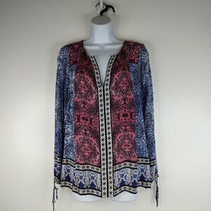 Lucky Brand Long Sleeve Tunic Top Size M